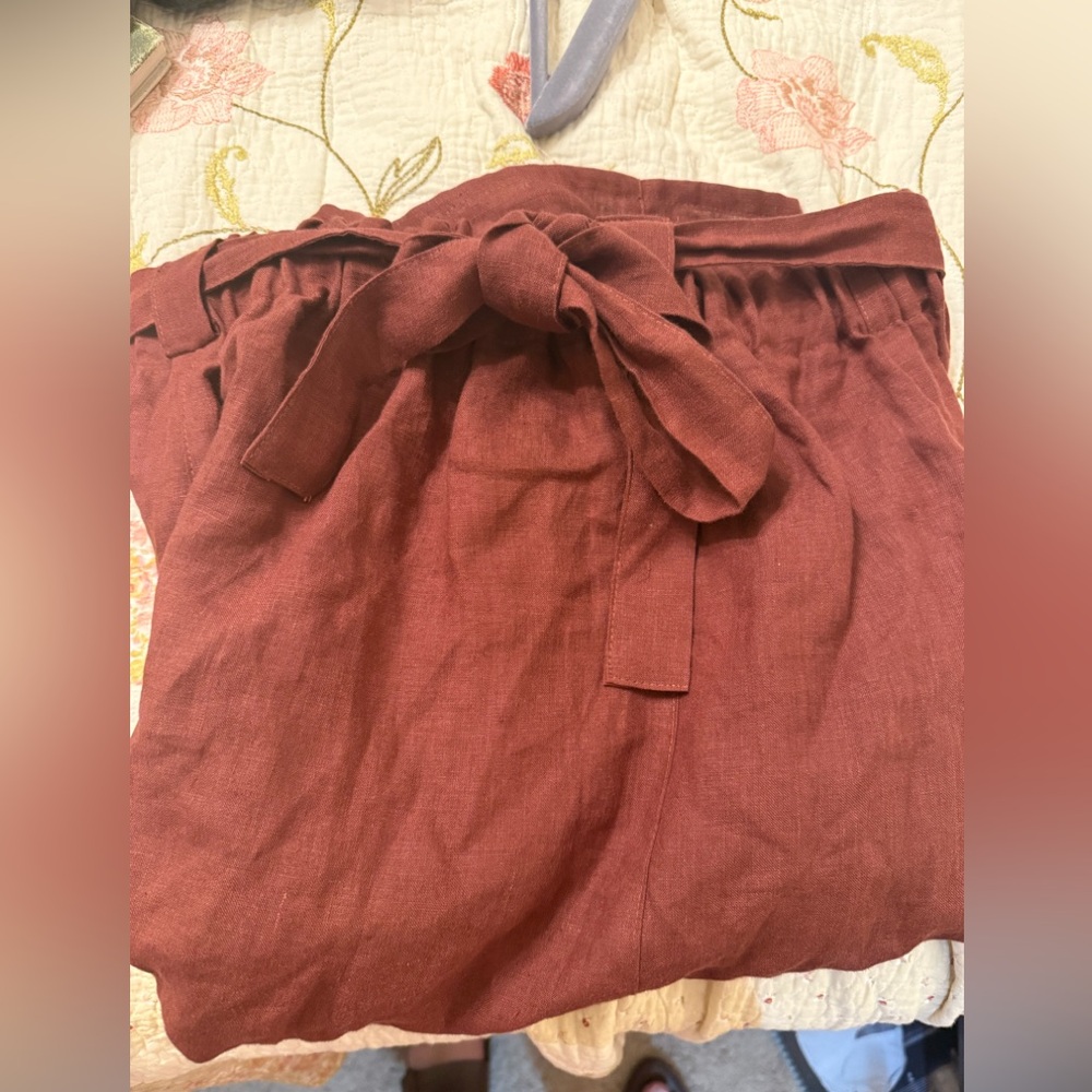 Amour Linen Bergen Mid-Length Linen Skirt - Picture 7 of 10